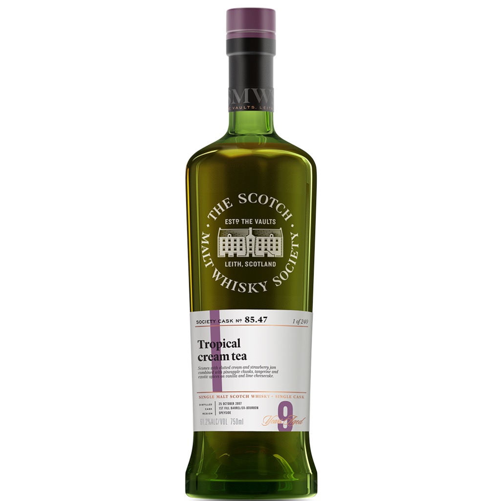 Tropical cream tea 85.47 (SMWS)