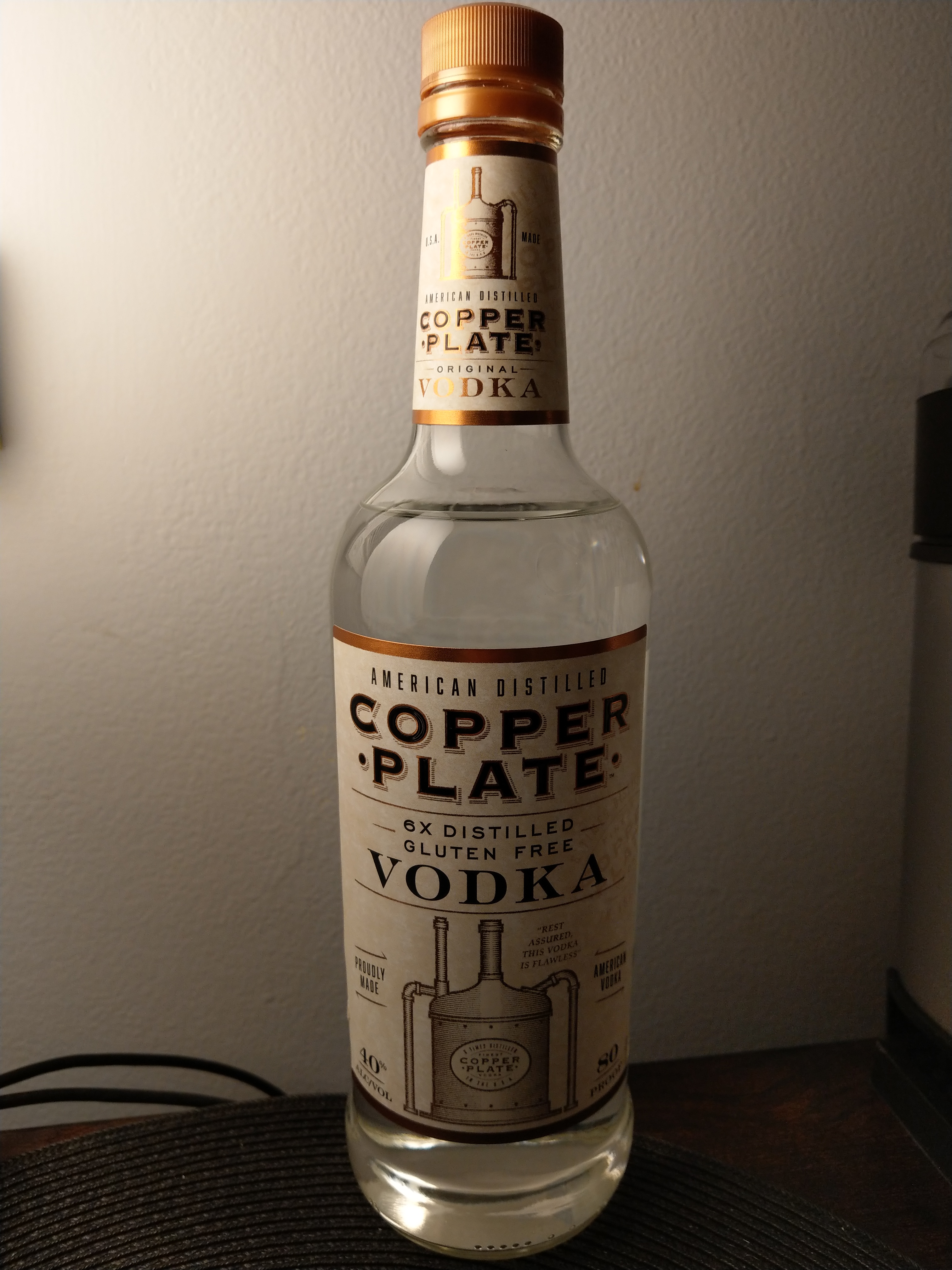 Copper Plate Vodka