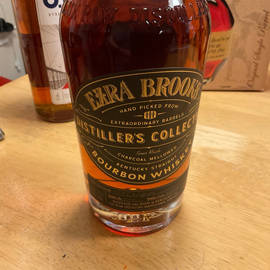 Ezra Brooks Distiller's Collection Kentucky Straight Bourbon Whiskey Barrel No. 10244 Barrel Filled: 8/29/18 (Spec's Liquor 2023)