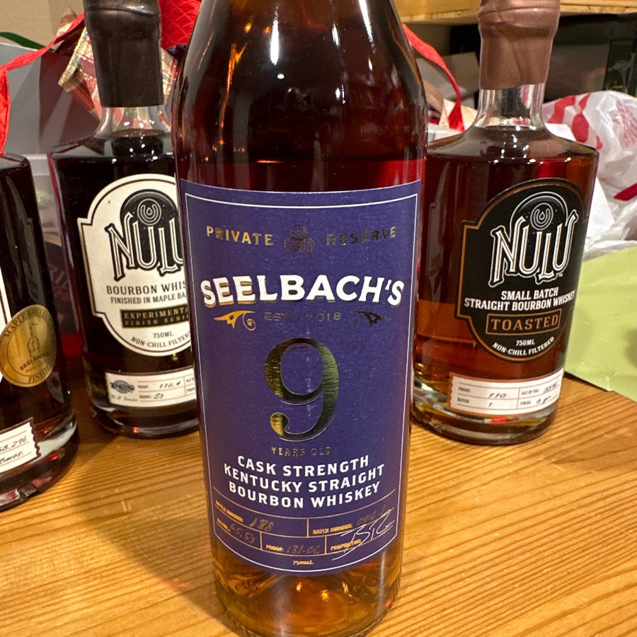 Seelbach's 9 Year Old Cask Strength Kentucky Straight Bourbon Whiskey