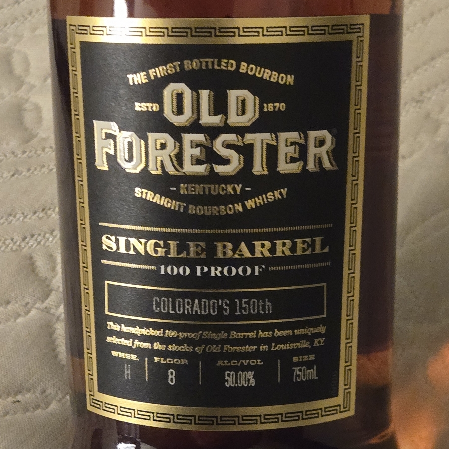 Old Forestor Single Barrel Colorado 150th