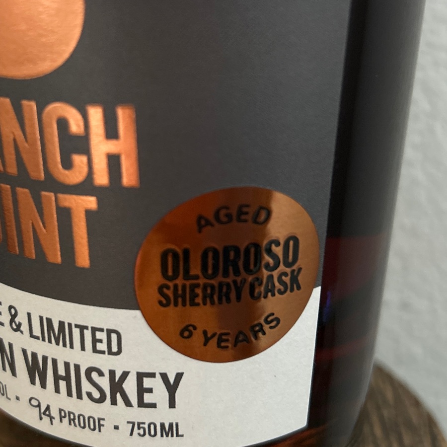 Branch Point Oloroso Sherry Cask