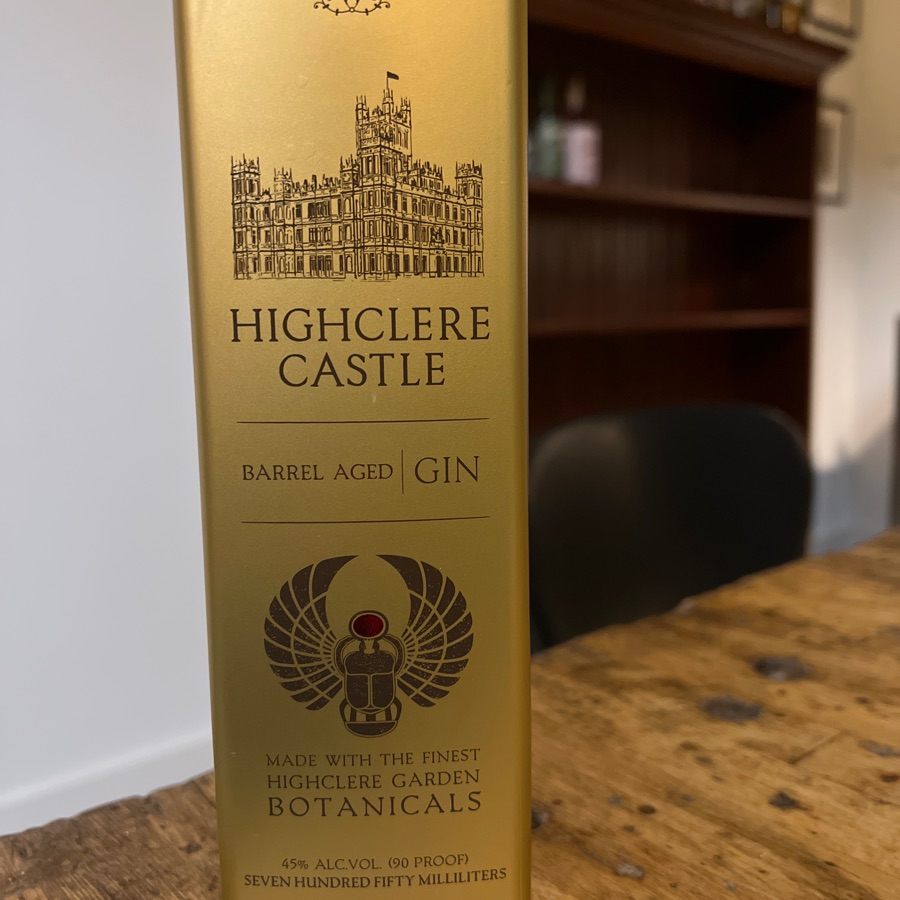 Highclere Castle Barrel aged Gin