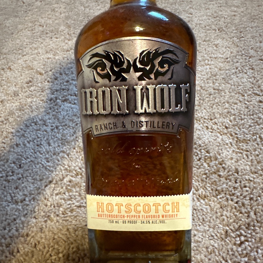 Iron Wolf Hotscotch Butterscotch-Pepper Flavored Whiskey