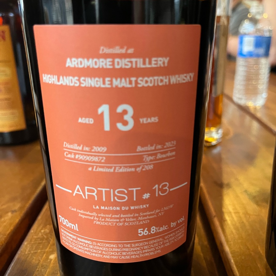 Ardmore 2009 13 Years - Artist Series #13 (La Maison du Whisky)