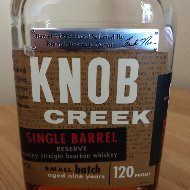 Knob Creek Single Barrel Reserve - Binny's #4518