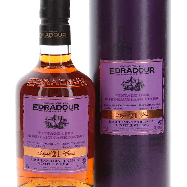 Edradour 21yo Bordeaux Cask Finish