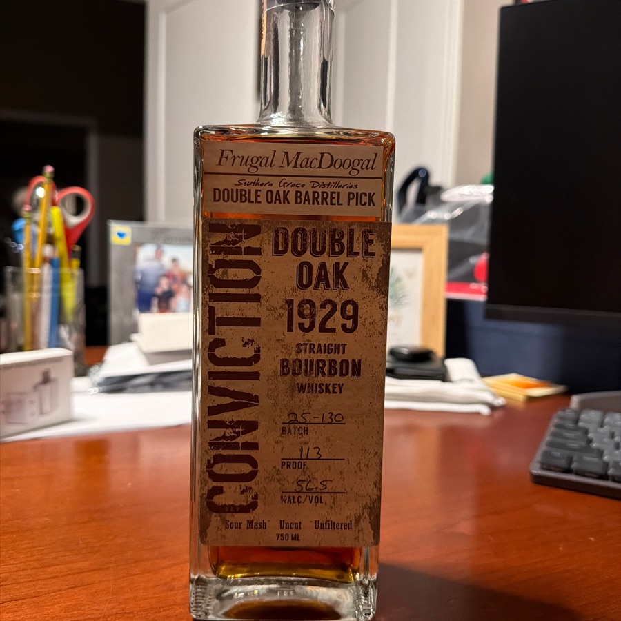 Conviction Double Oak 1929 batch 25-130