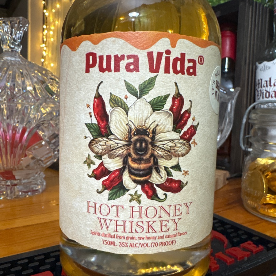 Iron Smoke Pura Vida hot honey whiskey