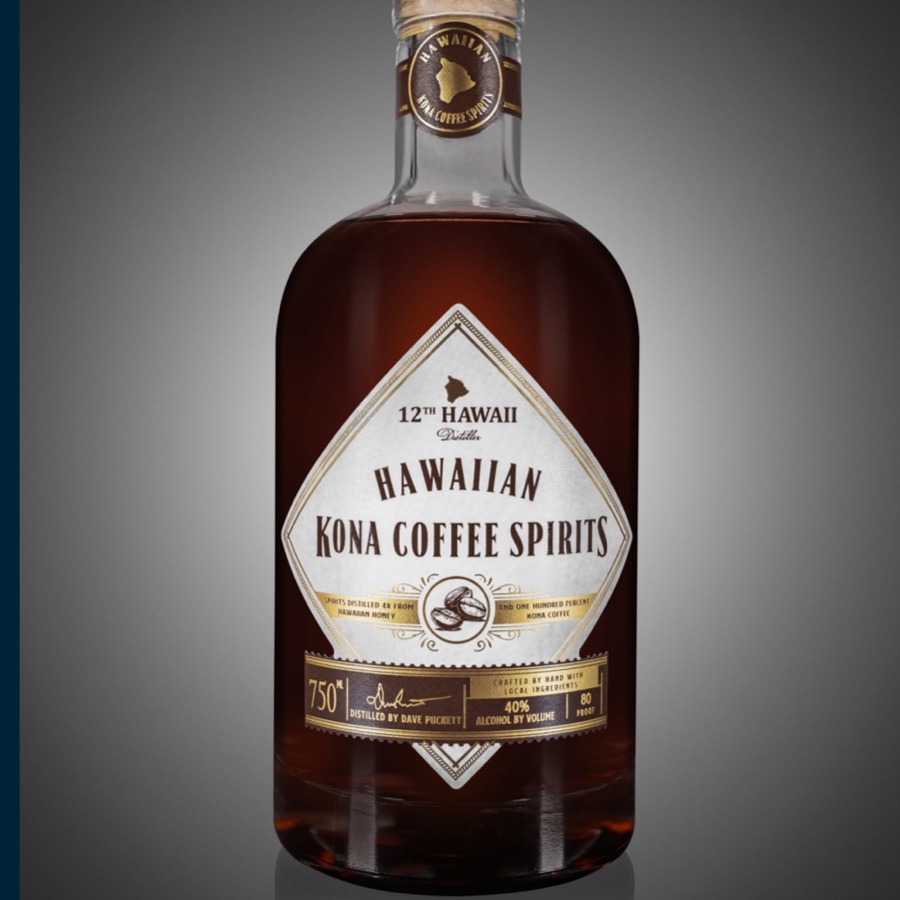 12th Hawaii Distiller Kona Coffee Spirits