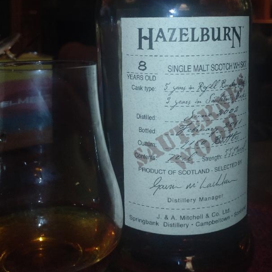 hazelburn 8 year old. 2002 - 2011