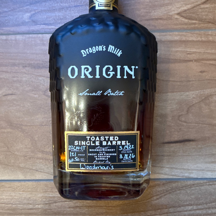 Dragon's Milk Origin Small Batch Toasted Single Barrel