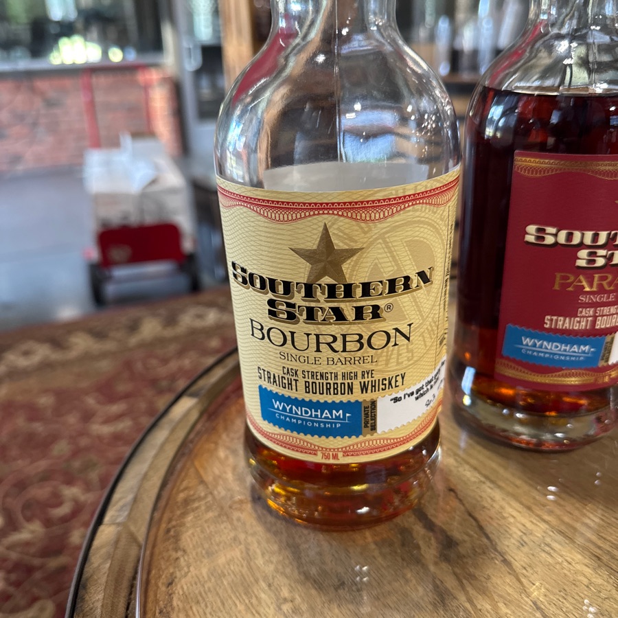 Southern Spirits Single Barrel Wyndham Championship "So ive got that going for me, which is nice"