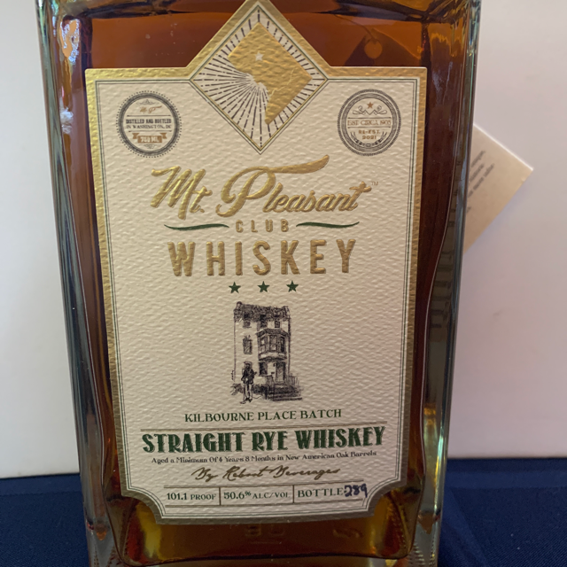 Mt. Pleasant Club Whiskey