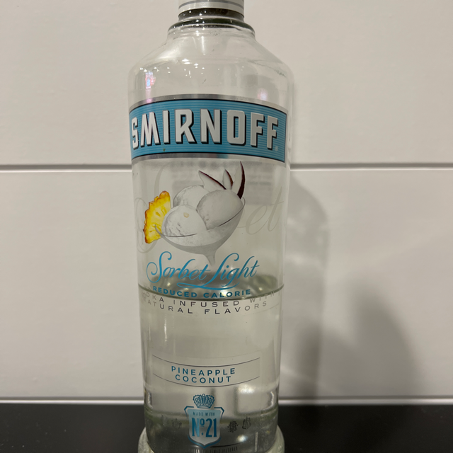 Smirnoff Sorbet Light Pineapple Coconut