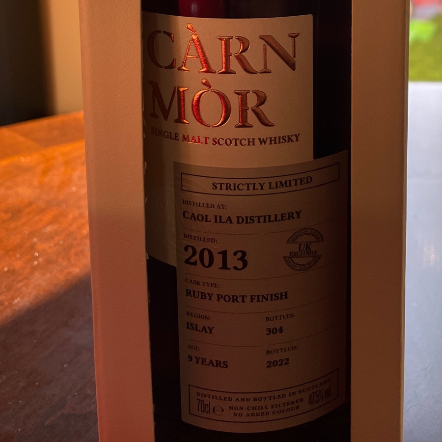 Càrn Mòr Caol Ila 2013