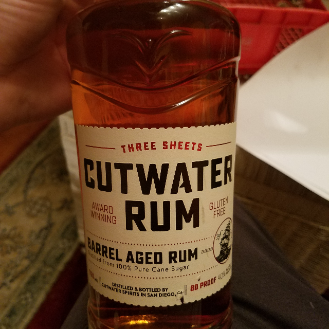 Cutwater Three Sheets Barrel Aged Rum