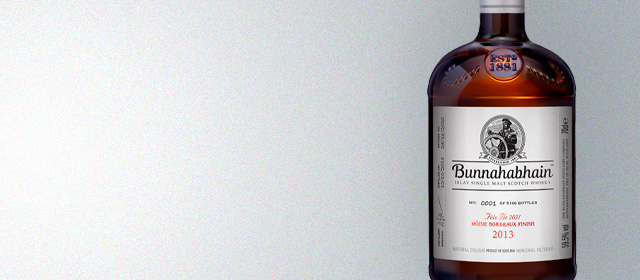 Bunnahabhain 2013 Mòine Bordeaux (Fèis Ìle 2021)