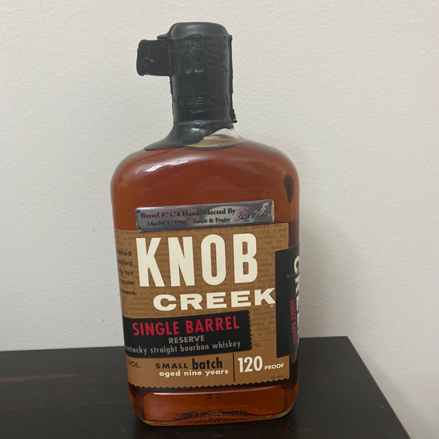 Knob Creek Single Barrel #7478 14 YR NCF "D&G" Sweet and Fruity