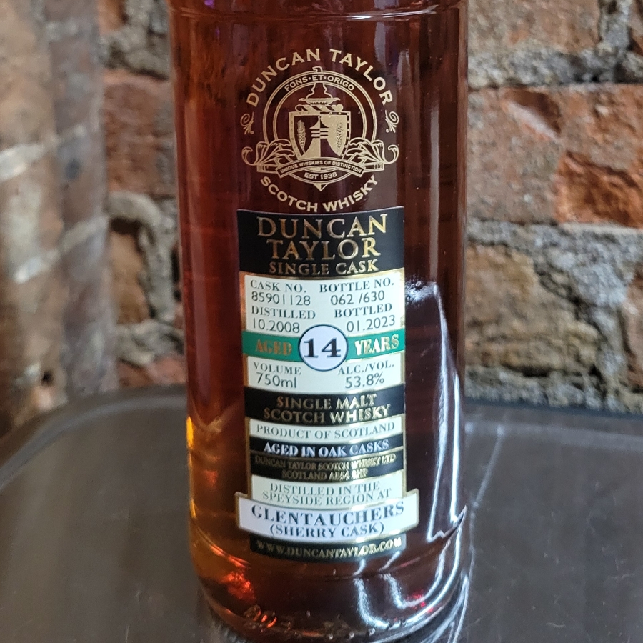 Duncan Taylor Single Cask - Glentauchers 14 Year Sherry Cask