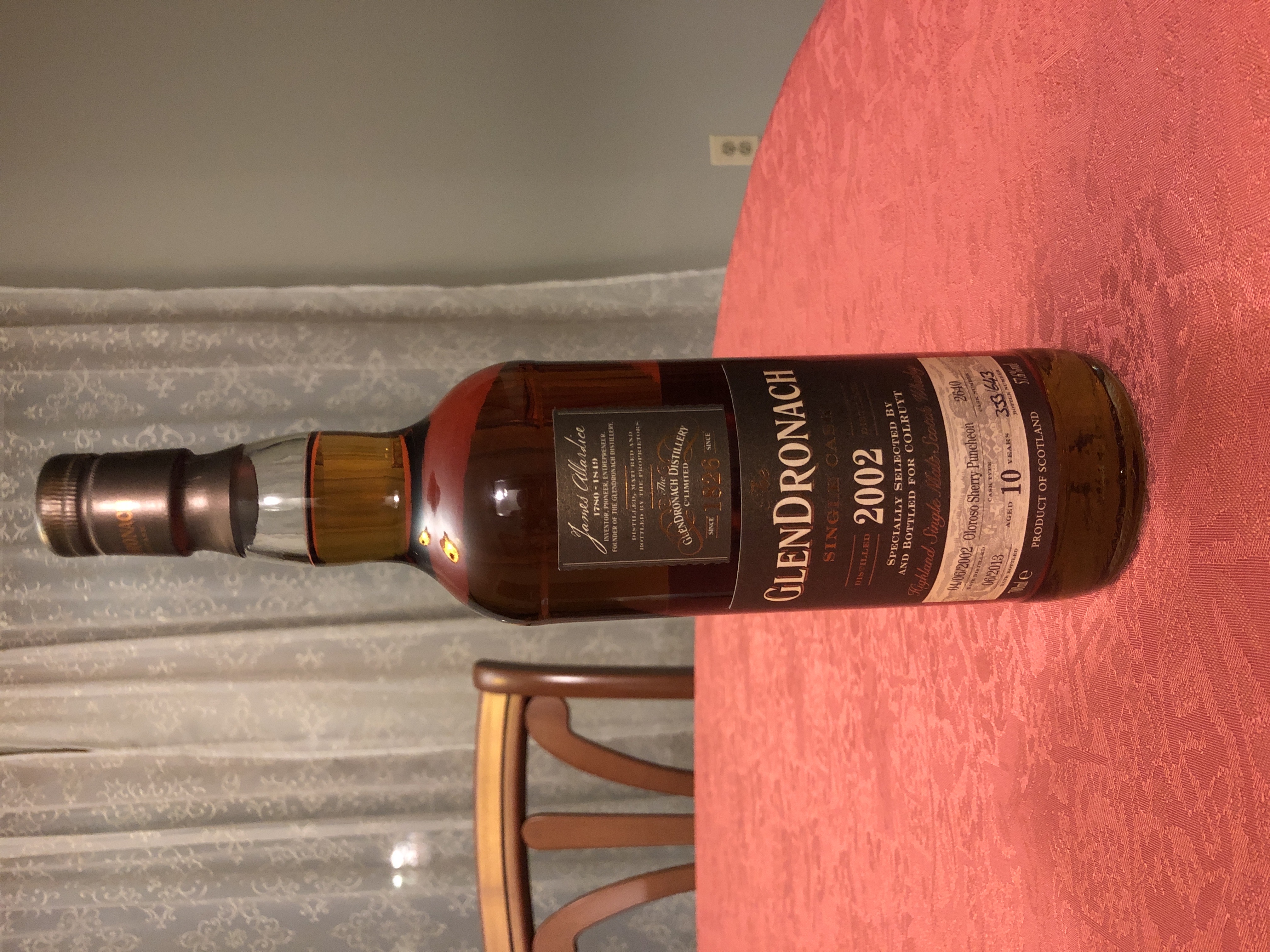 GlenDronach 2002 10 Year Oloroso Sherry Single Cask #2640 (Colruyt)