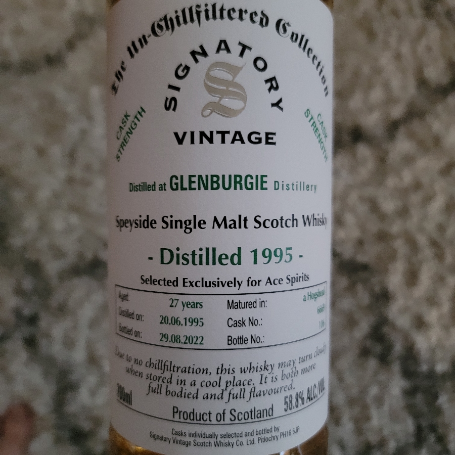 Glenburgie Signatory Vintage 1995