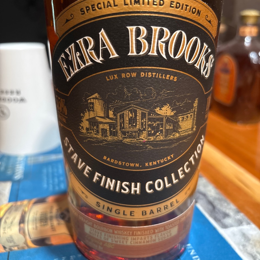 Ezra Brooks Stave Finish Collection Toasted OAK (VA ABC)