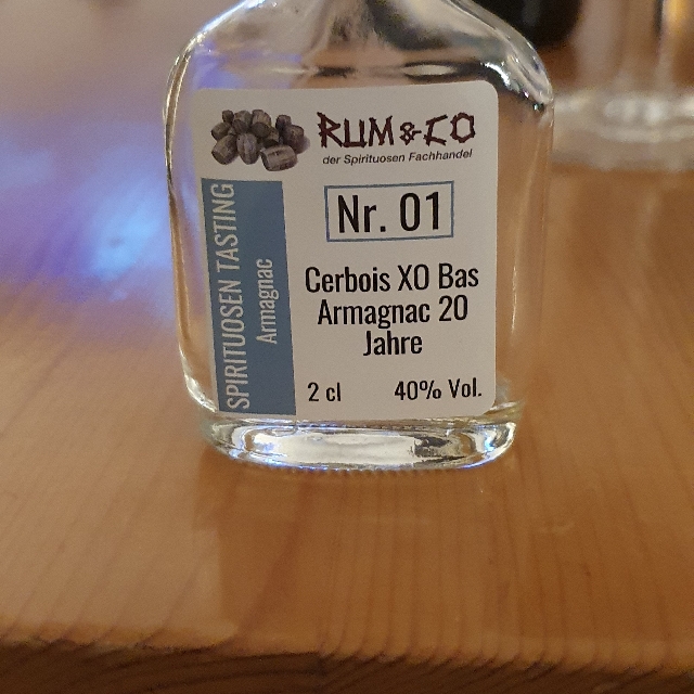 Cerbois XO Bas Armagnac 20 years