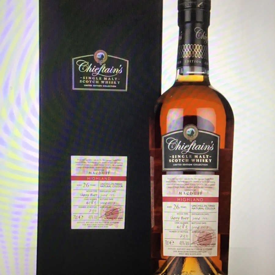 Macduff 26 Year Old 1991 (cask 4583) Chieftan's (Ian Macleod) Whisky