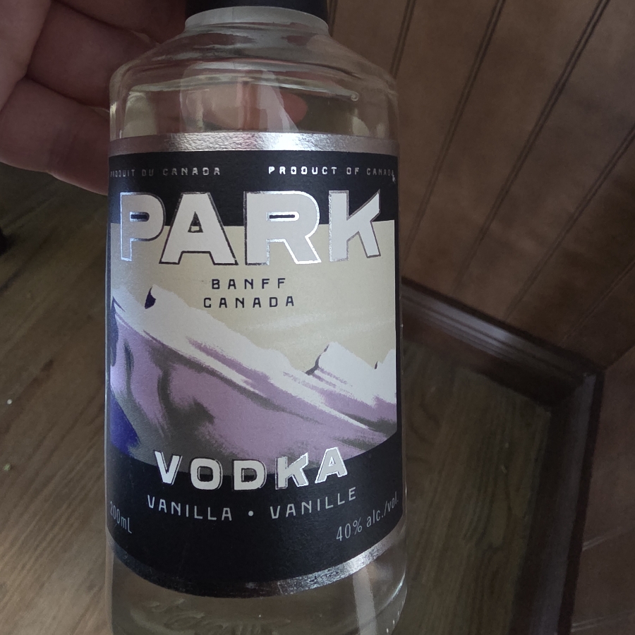 Park Banff Canada Vanilla Vodka