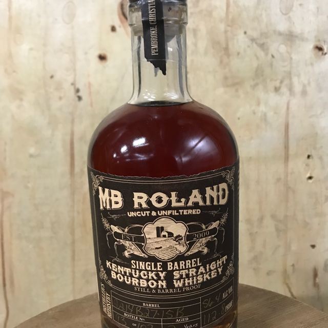 MB Roland Single Barrel KY Straight Bourbon Whiskey