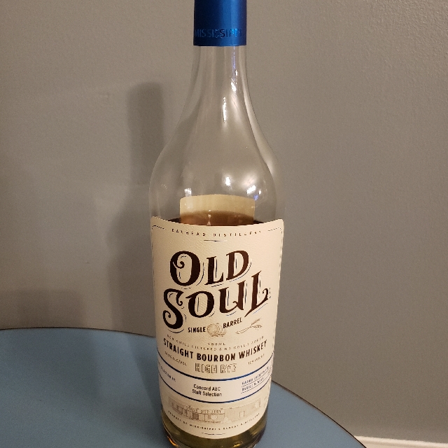 Old Soul Straight Bourbon Whiskey High Rye Concord ABC Staff Selection
