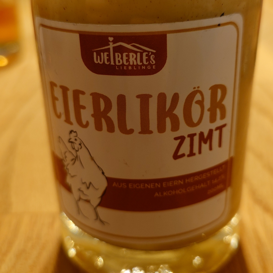 Weiberle Eierlikör Zimt
