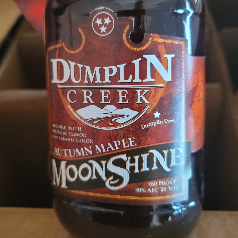 Dumplin Creek Distillery Autumn Maple Moonshine