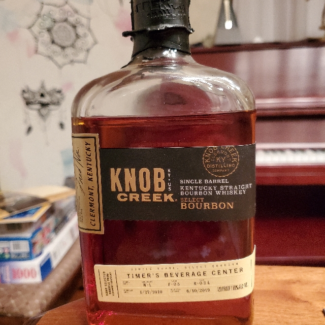 Knob Creek Single Barrel Select Bourbon W-L F-05 R-024