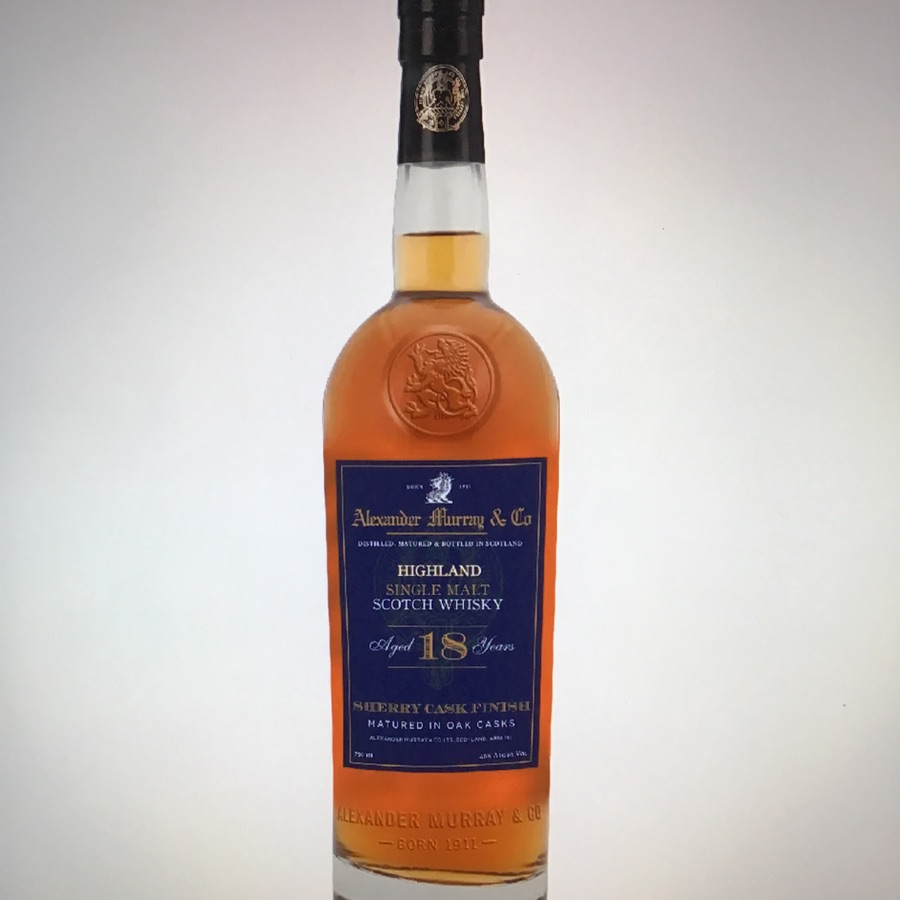 Alexander Murray 18 Year Sherry Cask Single Malt Scotch