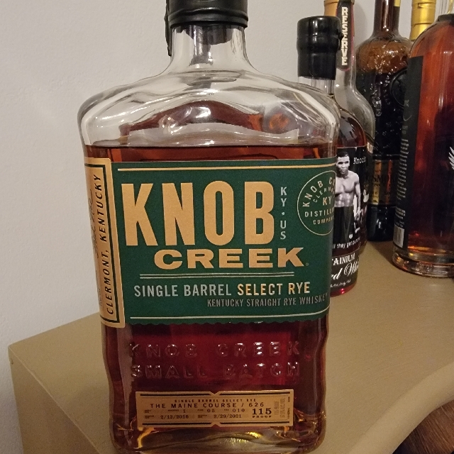 Knob Creek Single Barrel Select Rye (The main course/ 626)