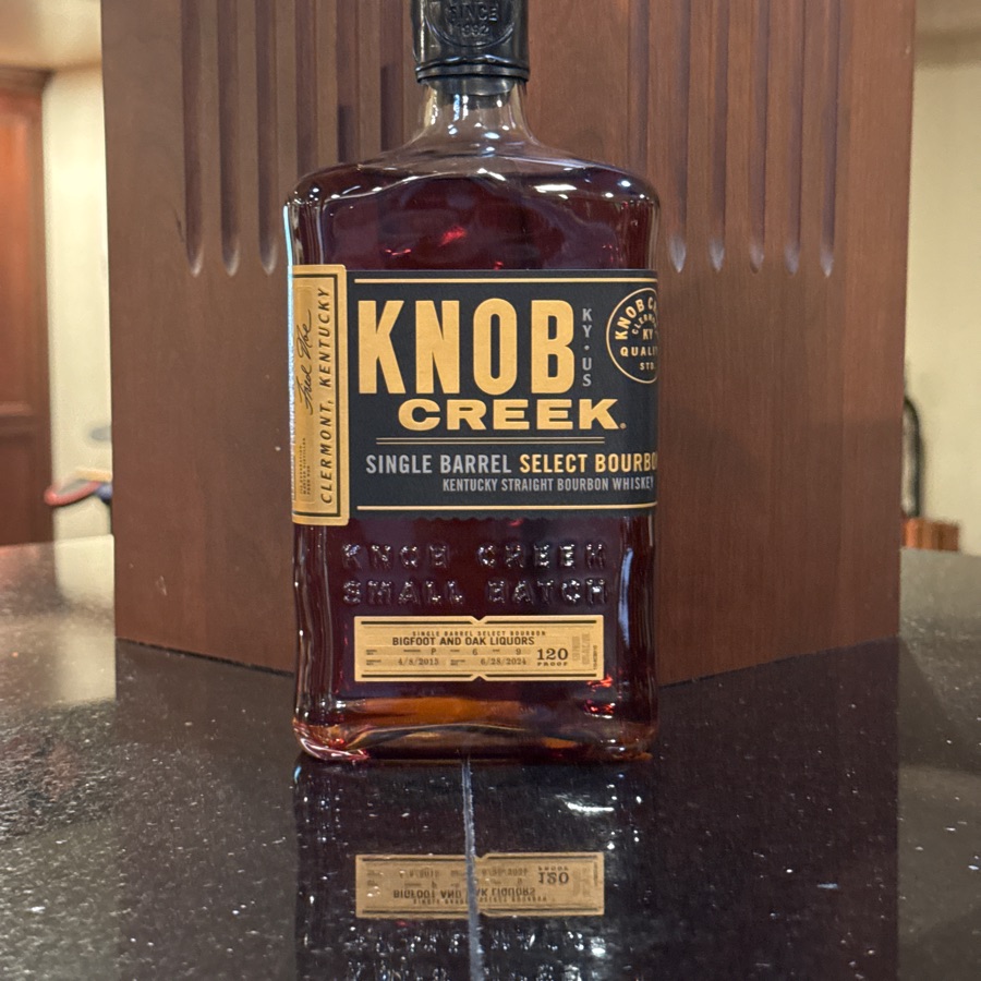 Knob Creek Single Barrel Select (Bigfoot & Oak Liquors)