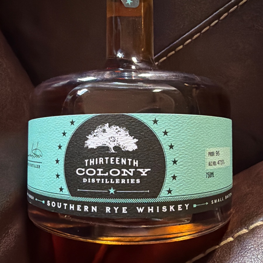 Thirteenth Colony Southern Rye Whiskey Small Batch