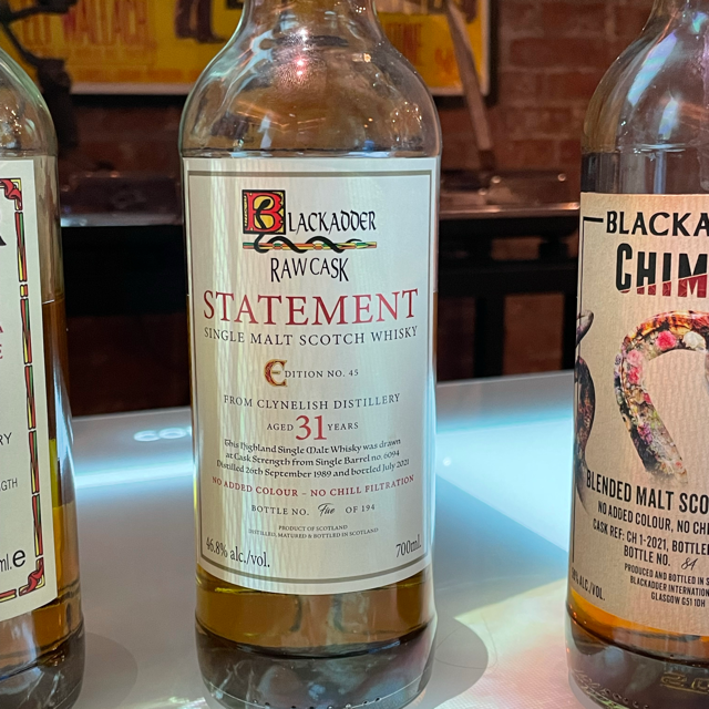 Blackadder Raw Cask Statement 1981 Clynelish 31 Year Cask 6094