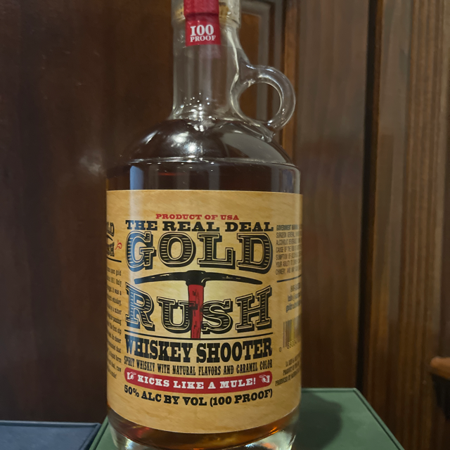 Gold Rush Whiskey Shooter