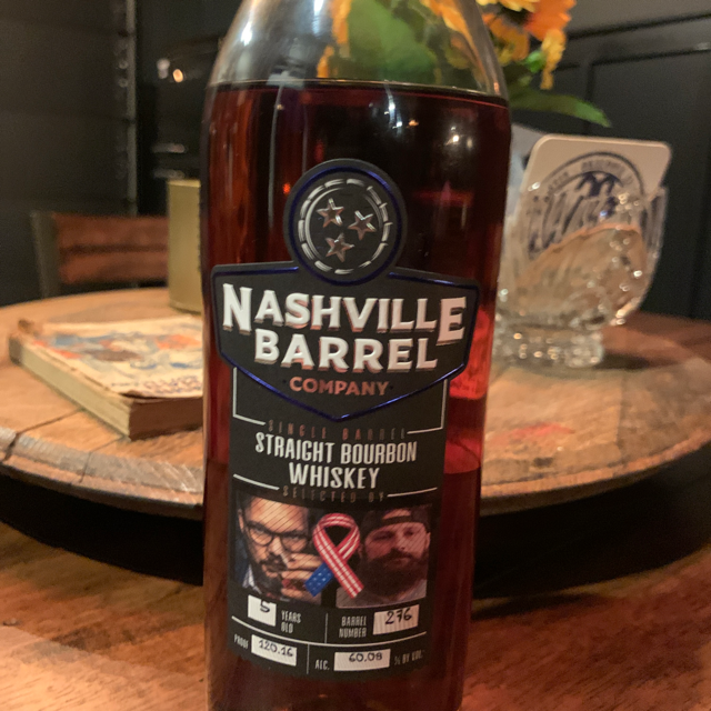 Nashville Barrel Single Barrel Straight Bourbon (9/11 Minnick Pick)