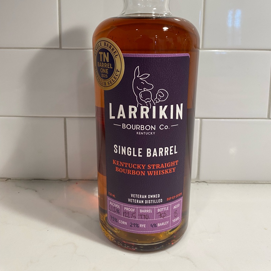 Larrikin Single Barrel, Distiller Select - TN Barrel One 2025