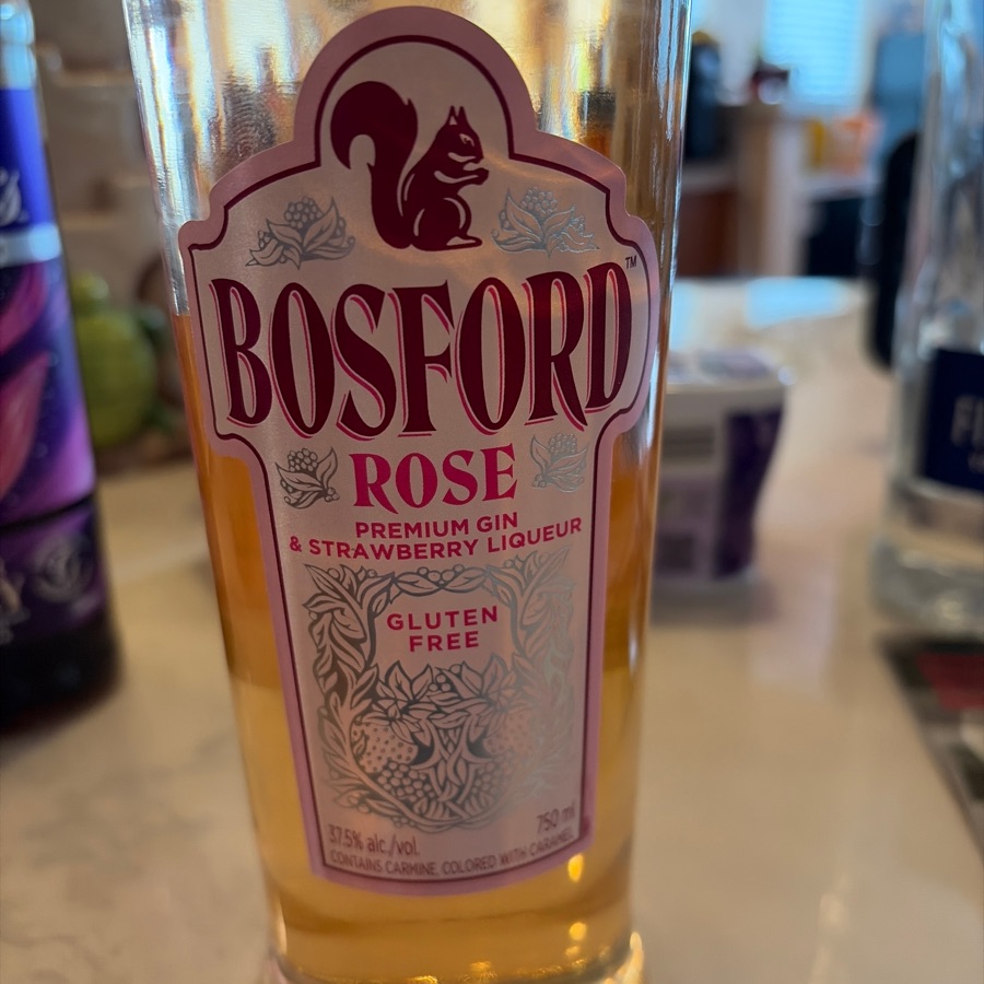 Bosford Rose Premium Gin & Strawberry Liqueur