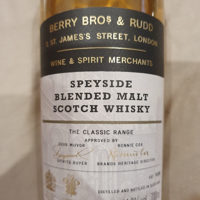 Berry Bros. & Rudd Classic Speyside Blended Malt