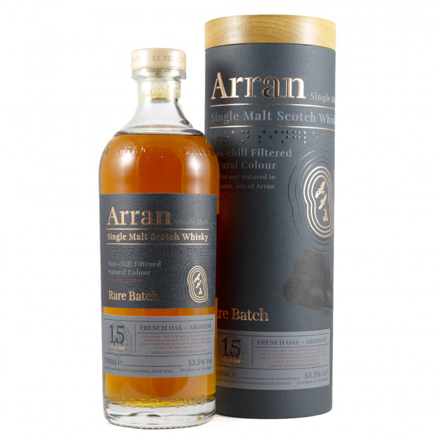 ARRAN RARE BATCH 15 YEAR OLD ARGONNE CASK