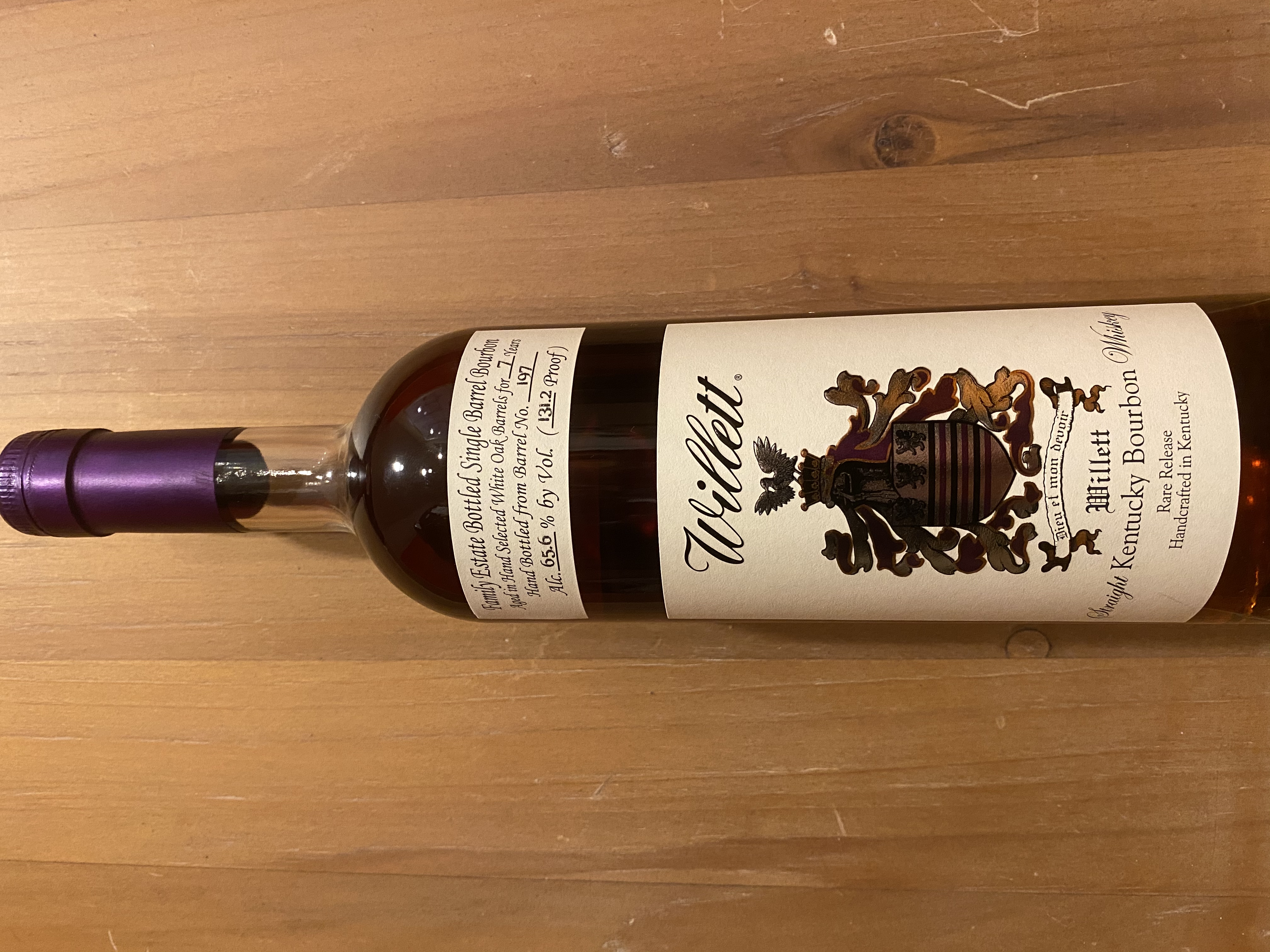 Willett Family Estate Single Barrel Kentucky Straight Bourbon "Marty's Whiskey Mash" 7 Year