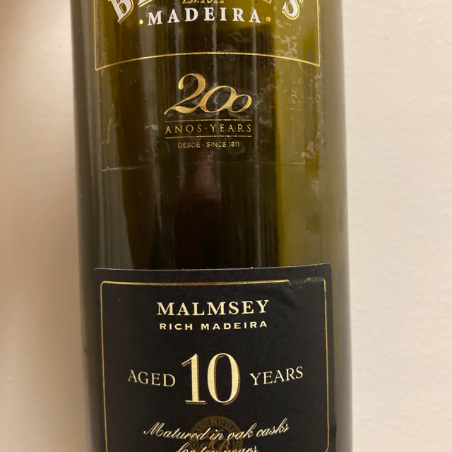 Blandy's 10 Year Malmsey Madeira