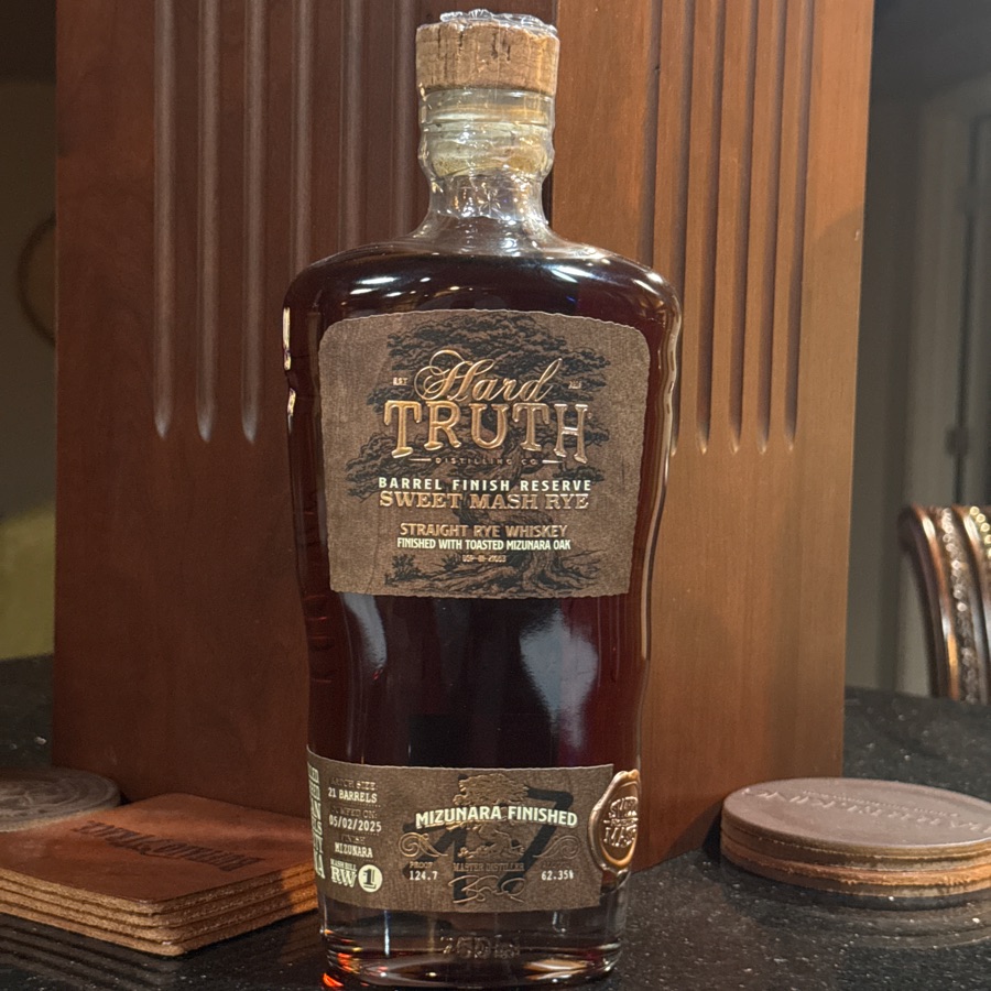 Hard Truth Sweet Mash Rye Barrel Finish Reserve Finished with Toasted Mizunara Oak