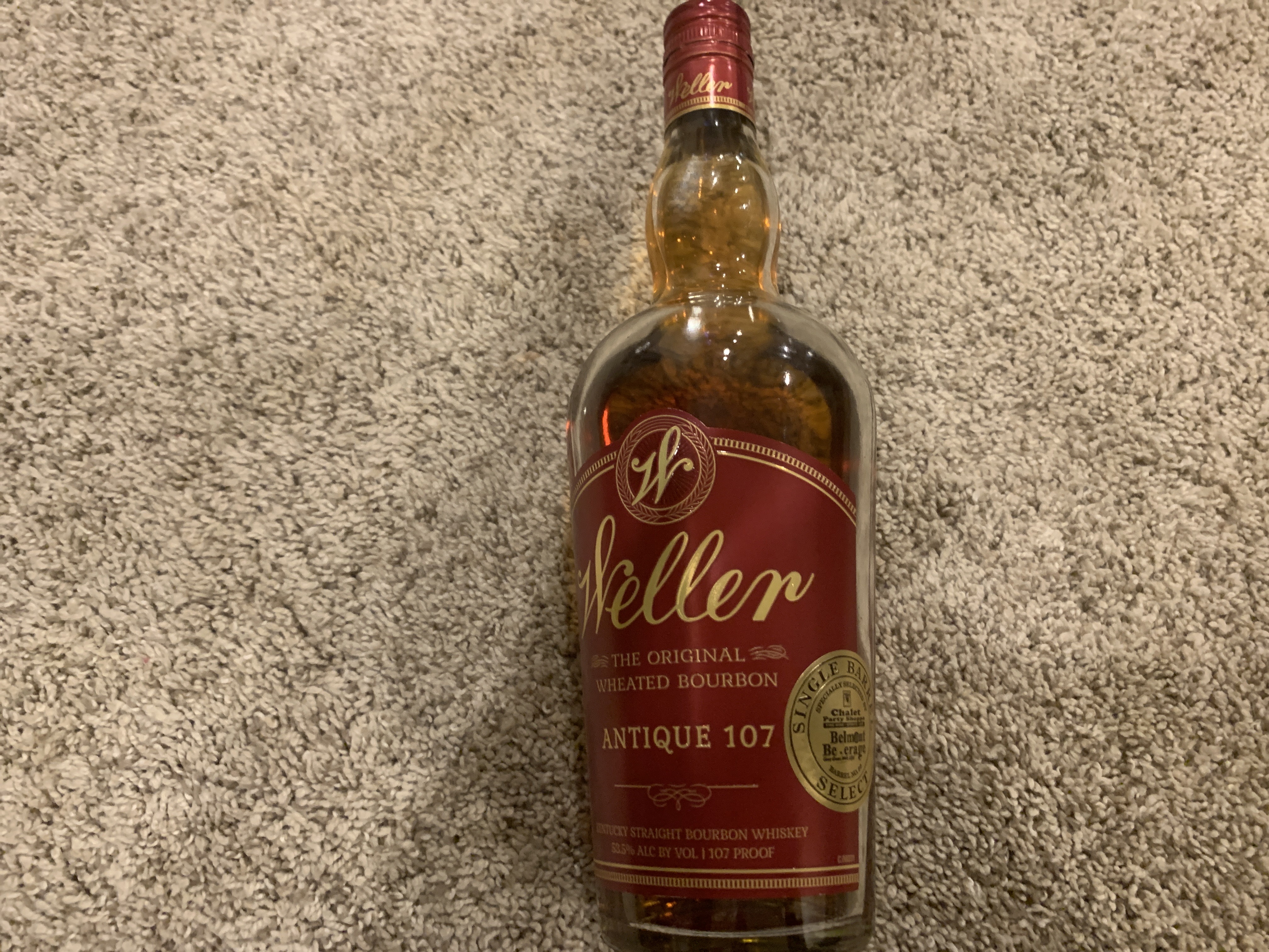 Weller Antique 107 Store Pick Belmont Beverage Barrel #99